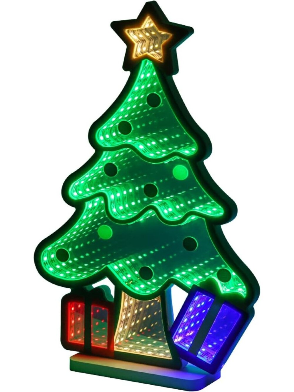 🎃 Christmas Tree Tunnel Light Halloween LED Lights Decor with Gift Boxes